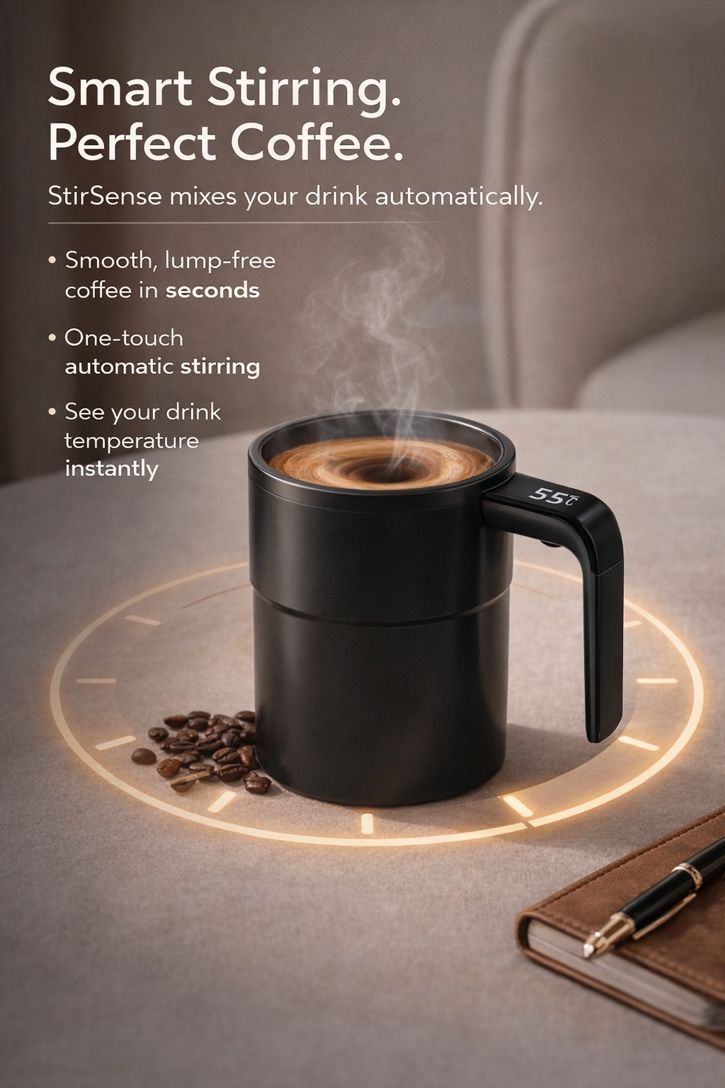 StirSense™ Smart Coffee Mug