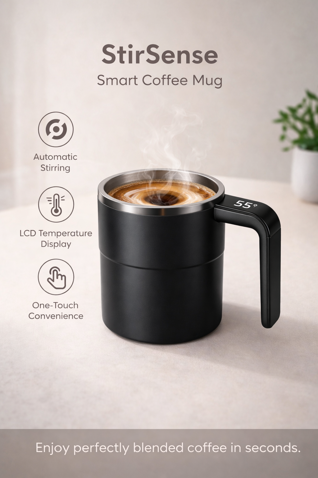 StirSense™ Smart Coffee Mug