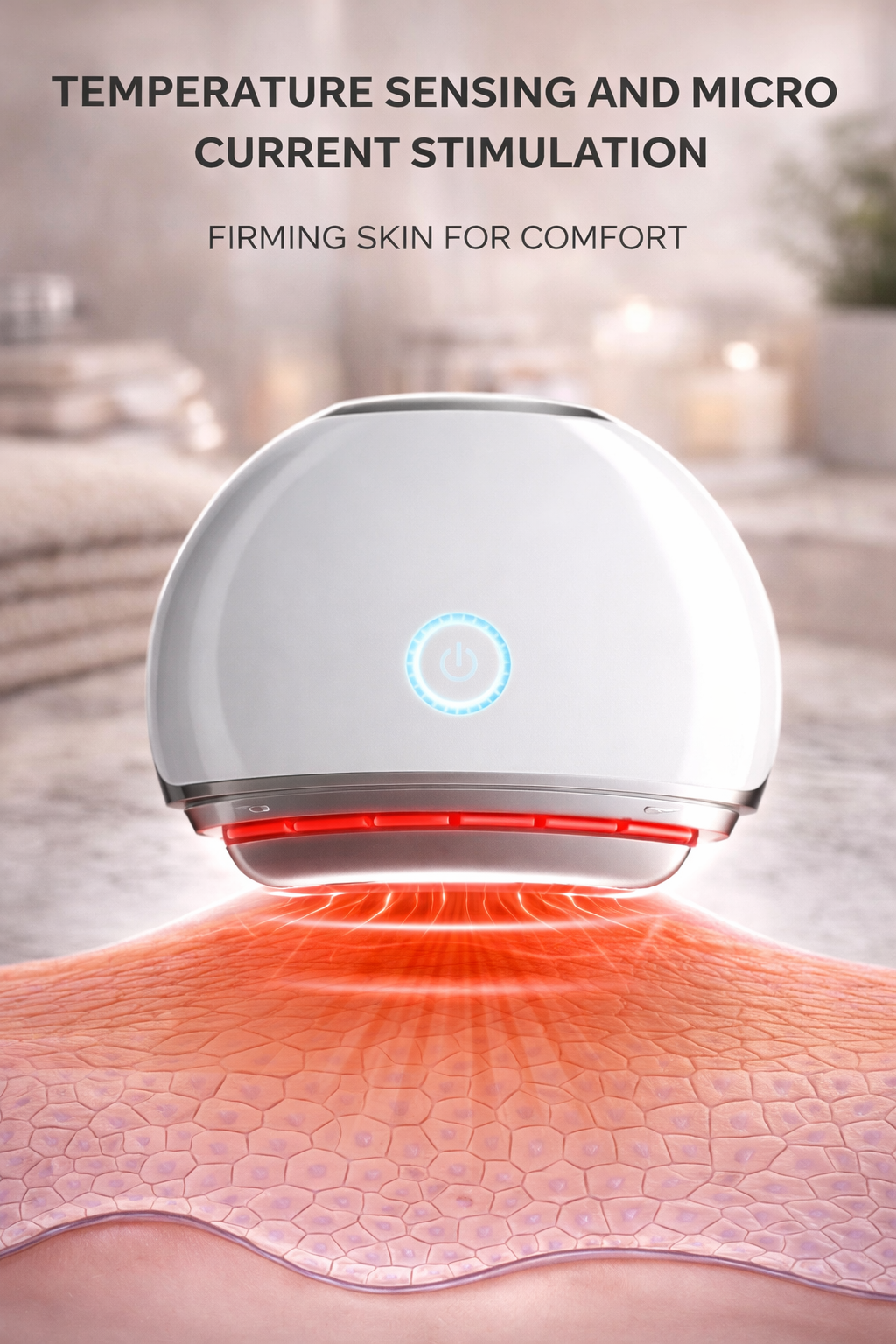 RevivePro Facial Revitalizer close-up - advanced LED and EMS technology