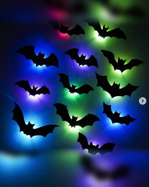 Glow-in-the-Dark Bat Decor